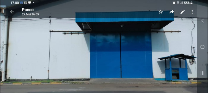 Gudang disewakan di Kalimalang Cikarang Barat